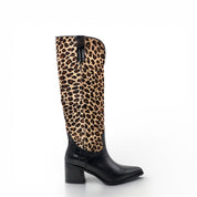 Stivale in cocco e leopardo - Modello 8692