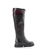 Stivale in vitello con cinturino e balza in vitello abrasivato - Modello 7691