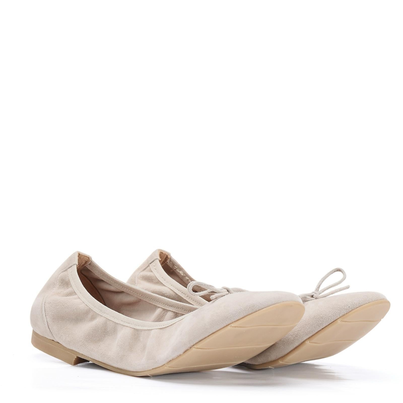 Ballerina in camoscio - Modello HOP01