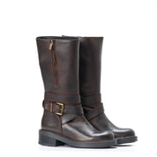 Stivaletto con cinturino in vitello ingrassato - Modello 3116