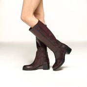 Stivale a tubo in vitello - Modello 7435