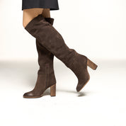 Stivale alto scamosciato  – Modello 8544