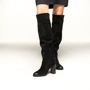 Stivale alto scamosciato  – Modello 8544