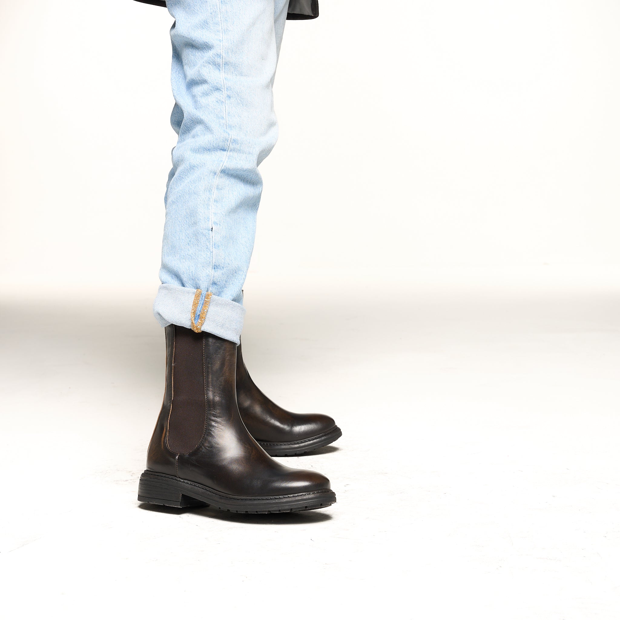 Stivaletto Chelsea in vitello asport - Modello 3673