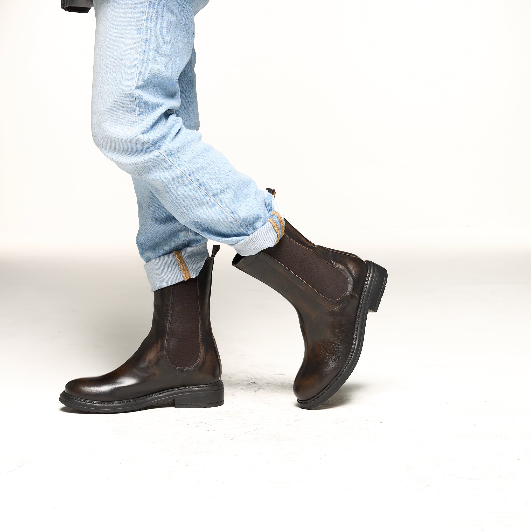 Stivaletto Chelsea in vitello asport - Modello 3673