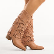 Stivaletto in pelle lavata - Modello 8698