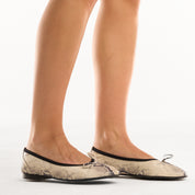 Ballerina in pitone stampato - Modello HOP01